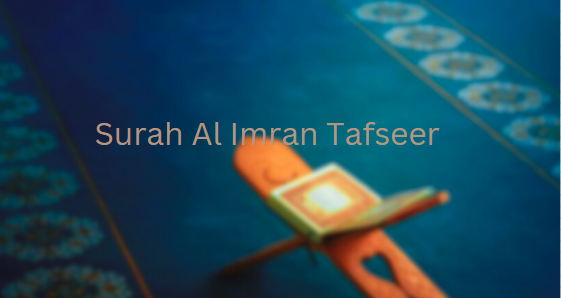 Surah Al Imran Tafseer